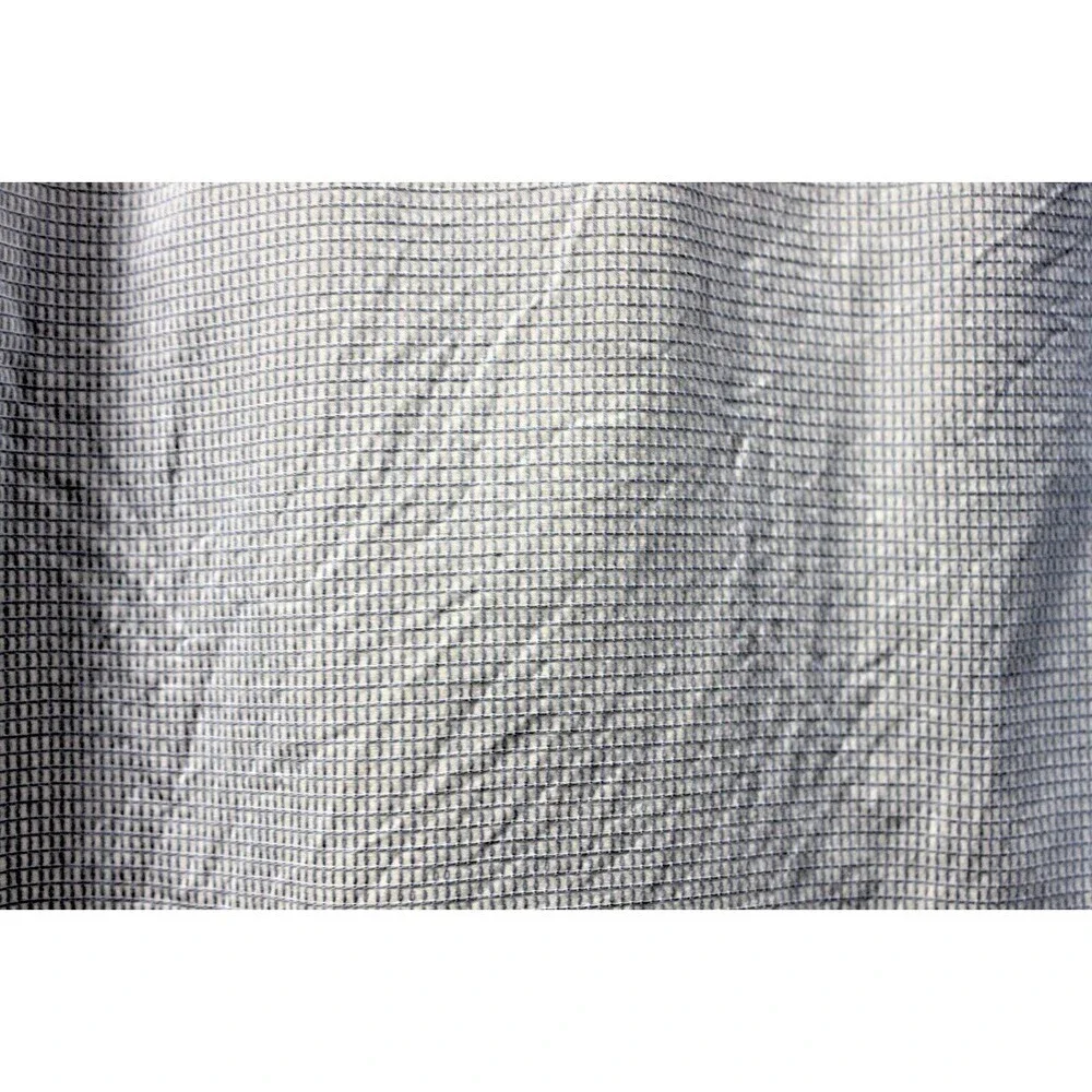 Yves Saint Laurent Mens Button Up Dress Shirt Blue and White Check 16.5 / 42